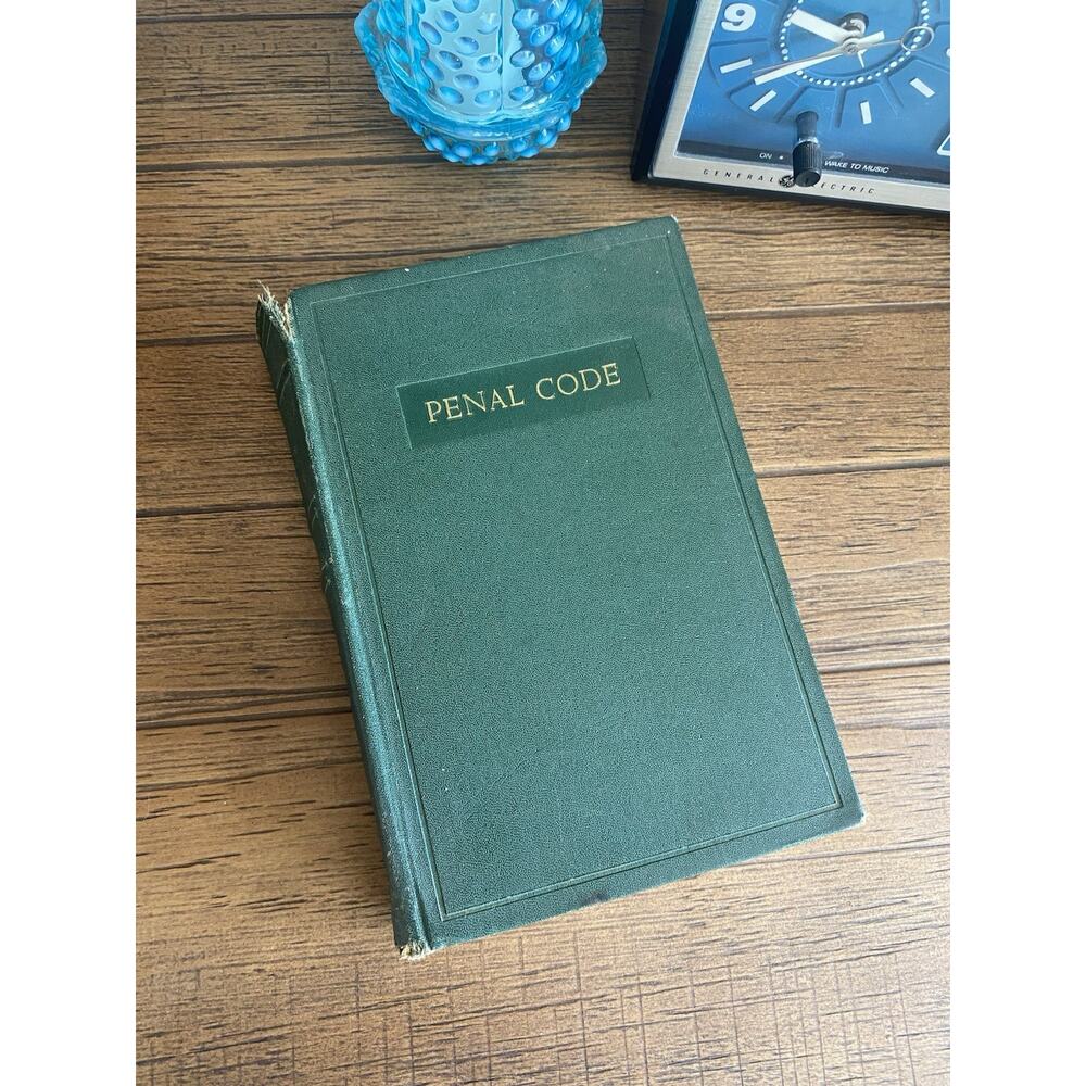 Vintage 1944 California Penal Code State Of California Hardcover